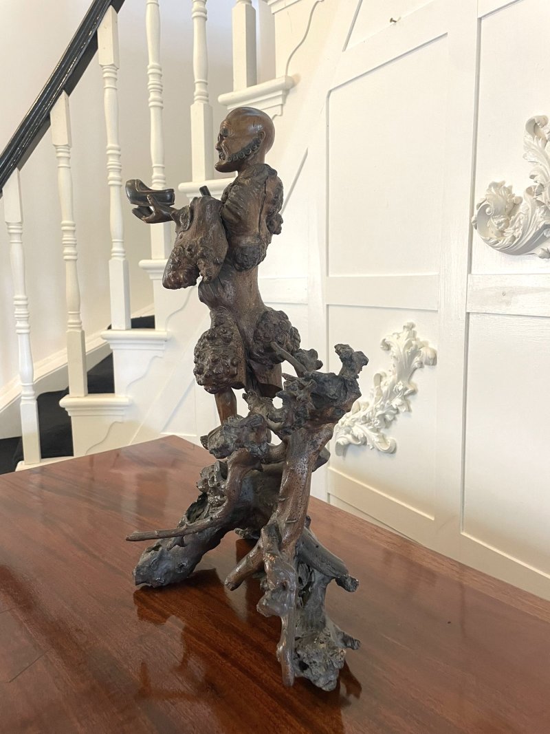 Antique 19th Century Chinese Root Carving - Image 4